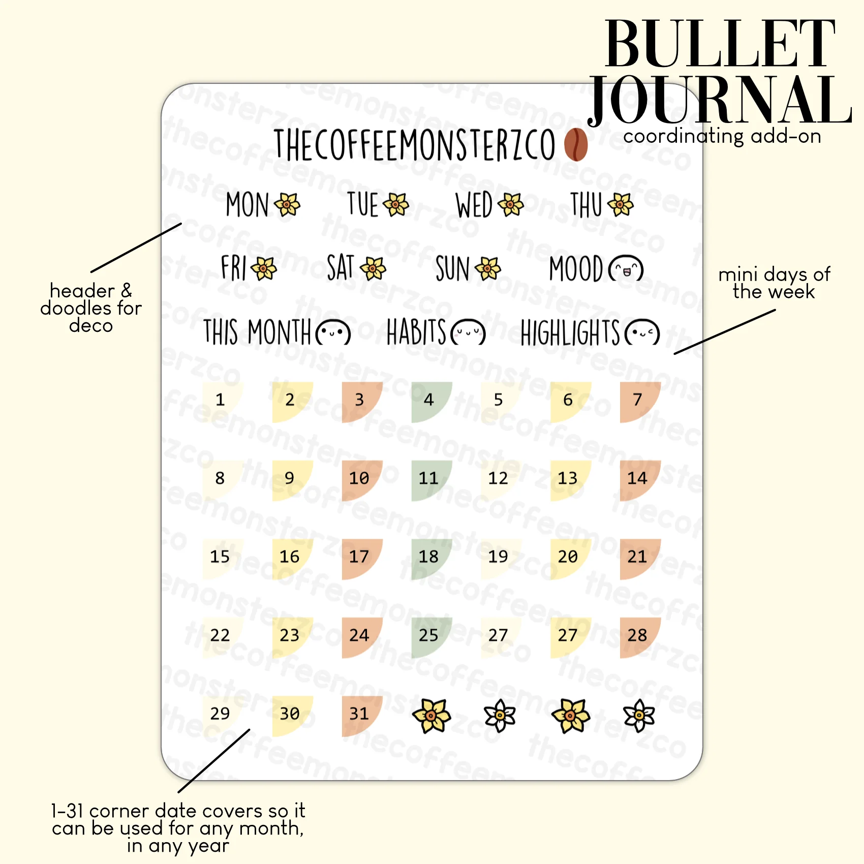 2024 Coordinating Add-ons - Bullet Journal - Part 1 - Image 4