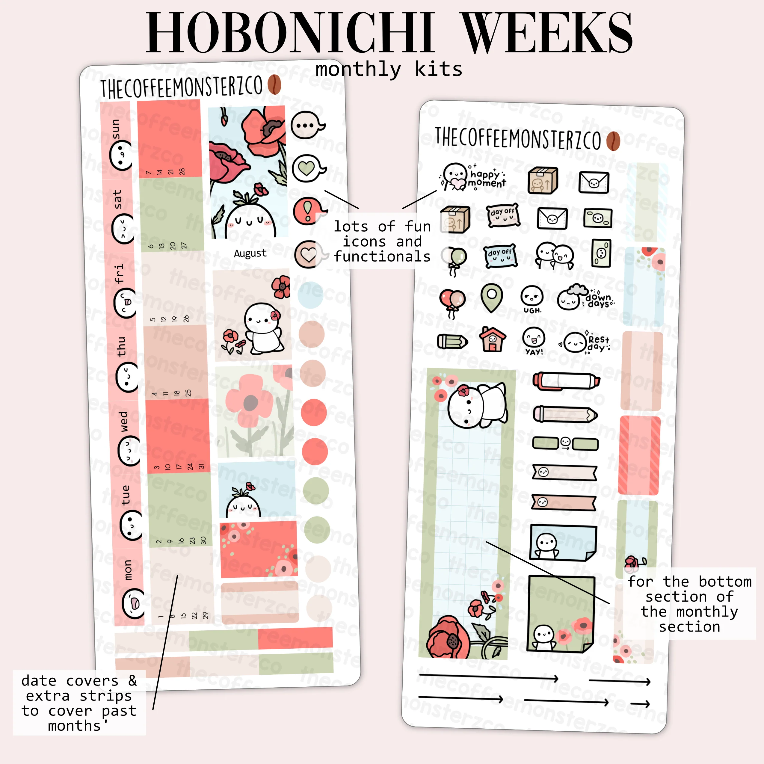 2024 Hobonichi Weeks Monthly Kits - Part 2 - Image 3