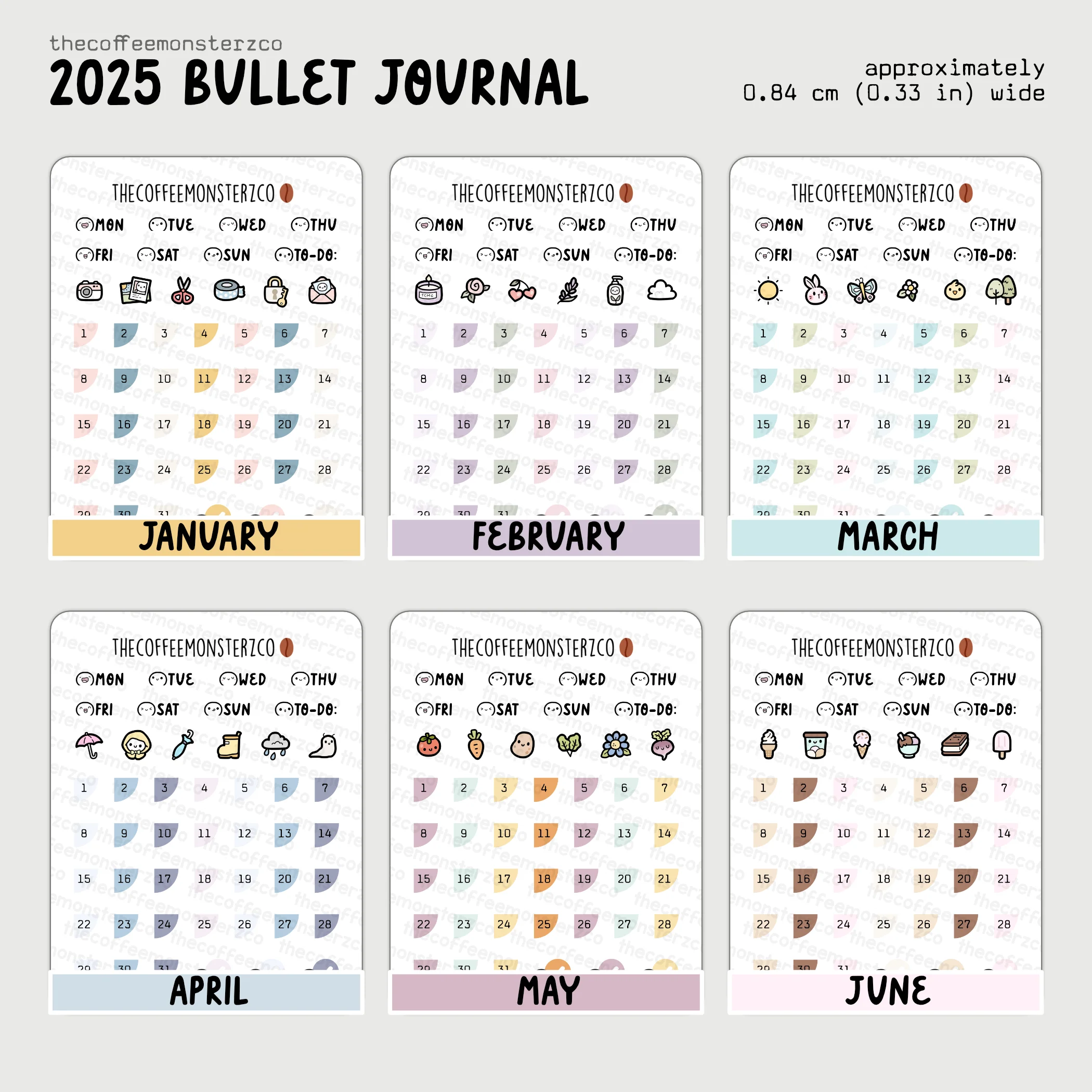 2025 Coordinating Bullet Journal Page - Image 2
