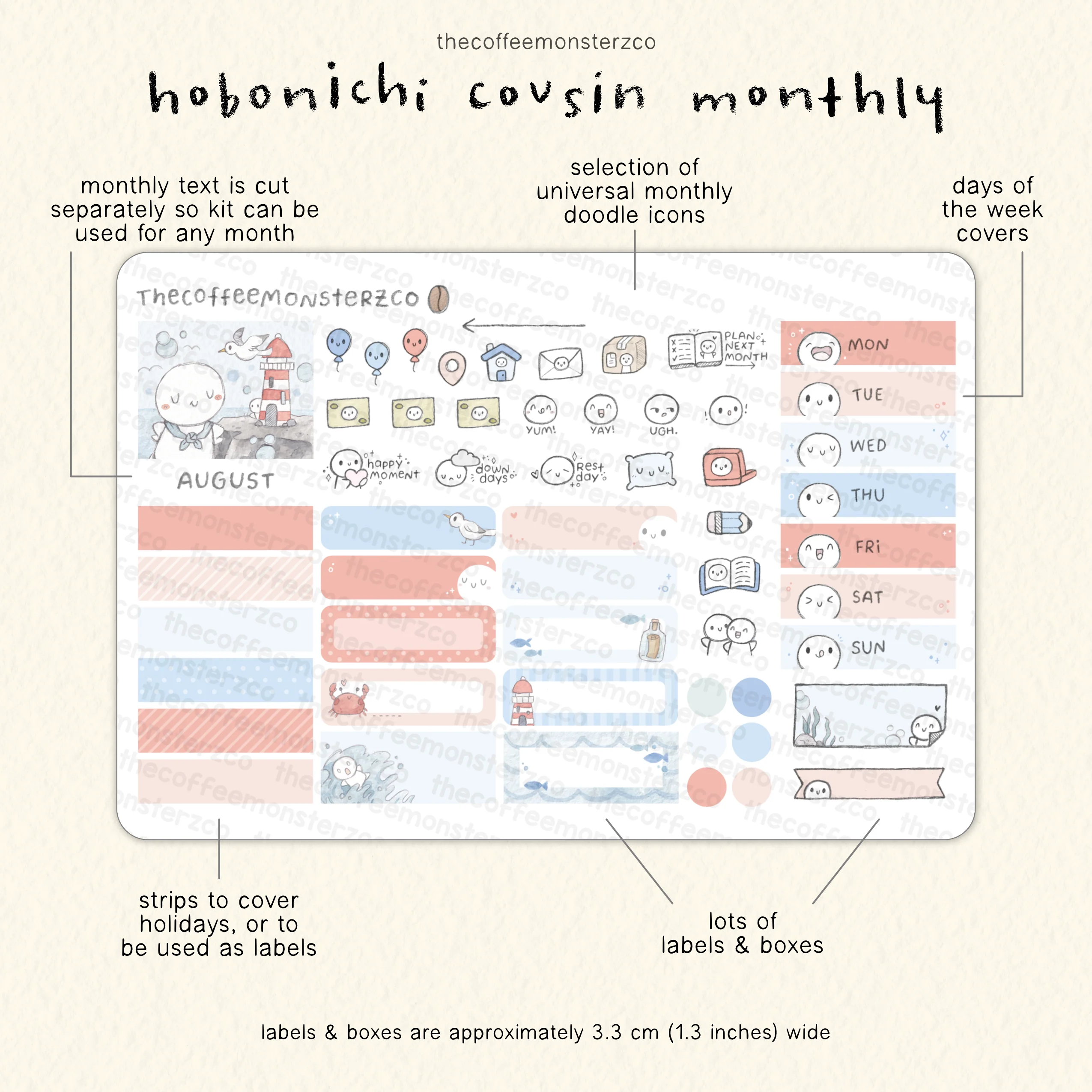2026 Hobonichi Cousin Monthly Kits - Image 11