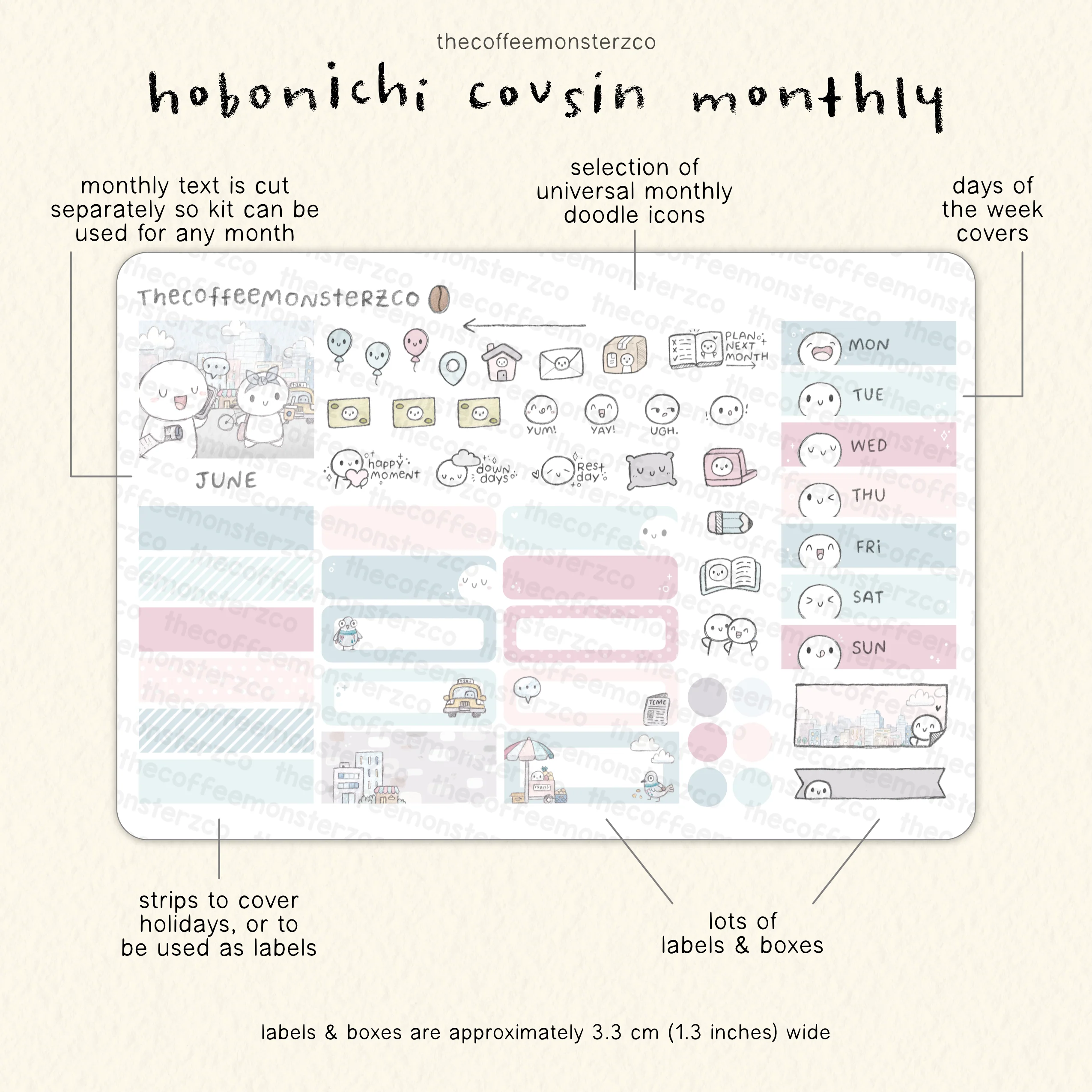 2026 Hobonichi Cousin Monthly Kits - Image 9