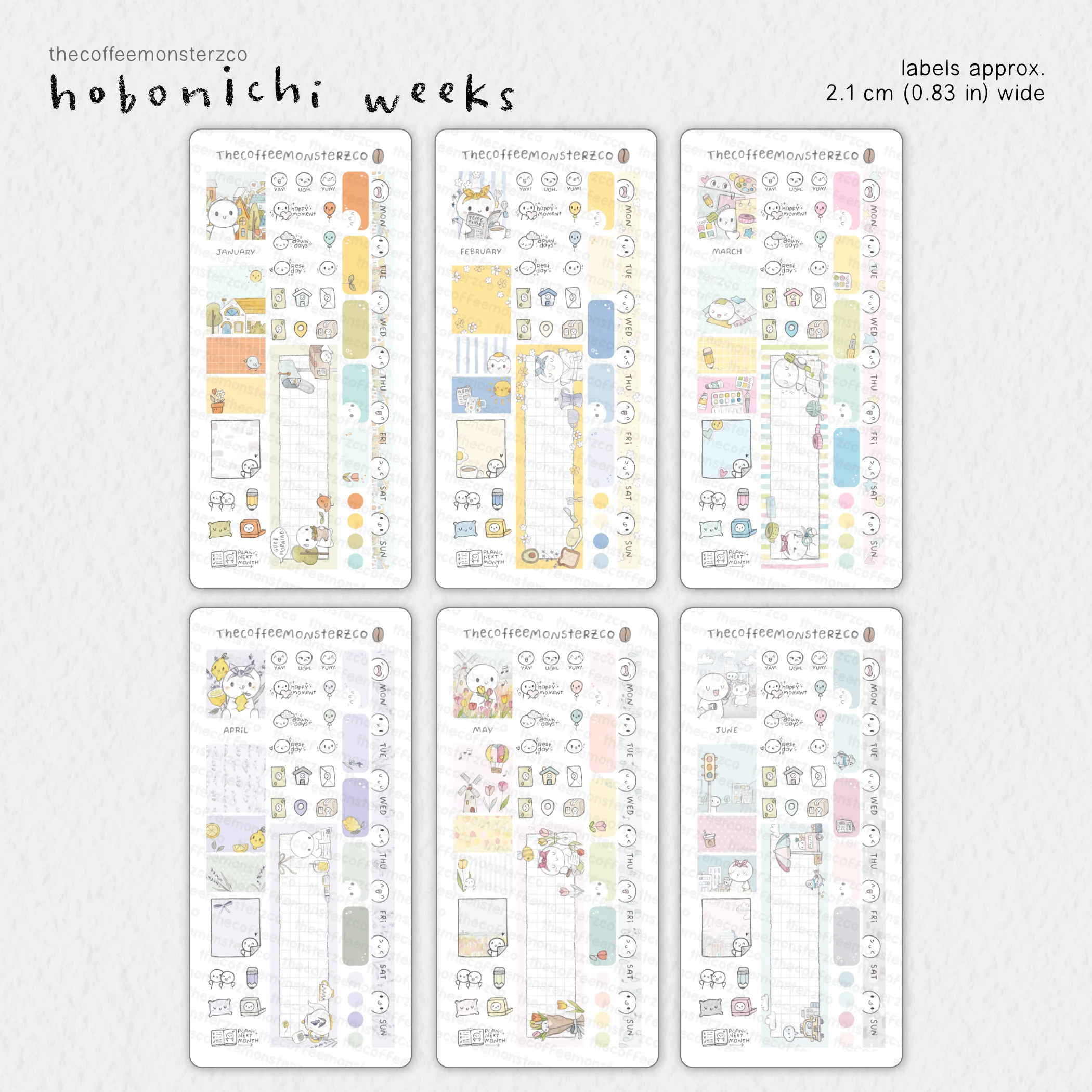 2026 Hobonichi Weeks Monthly Kits - Image 2