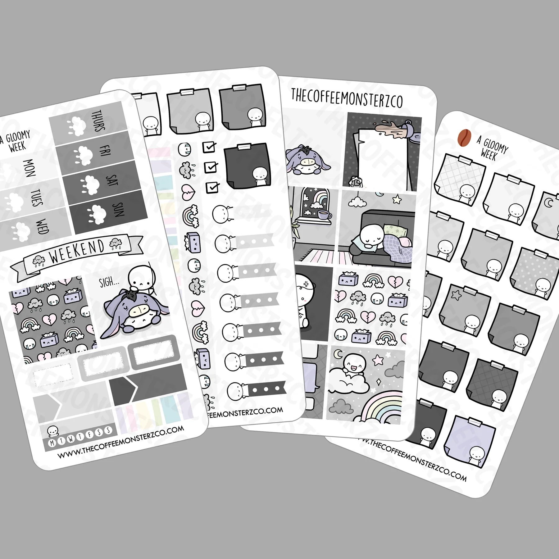 A Gloomy Week Hobonichi Weeks Kit - Image 3