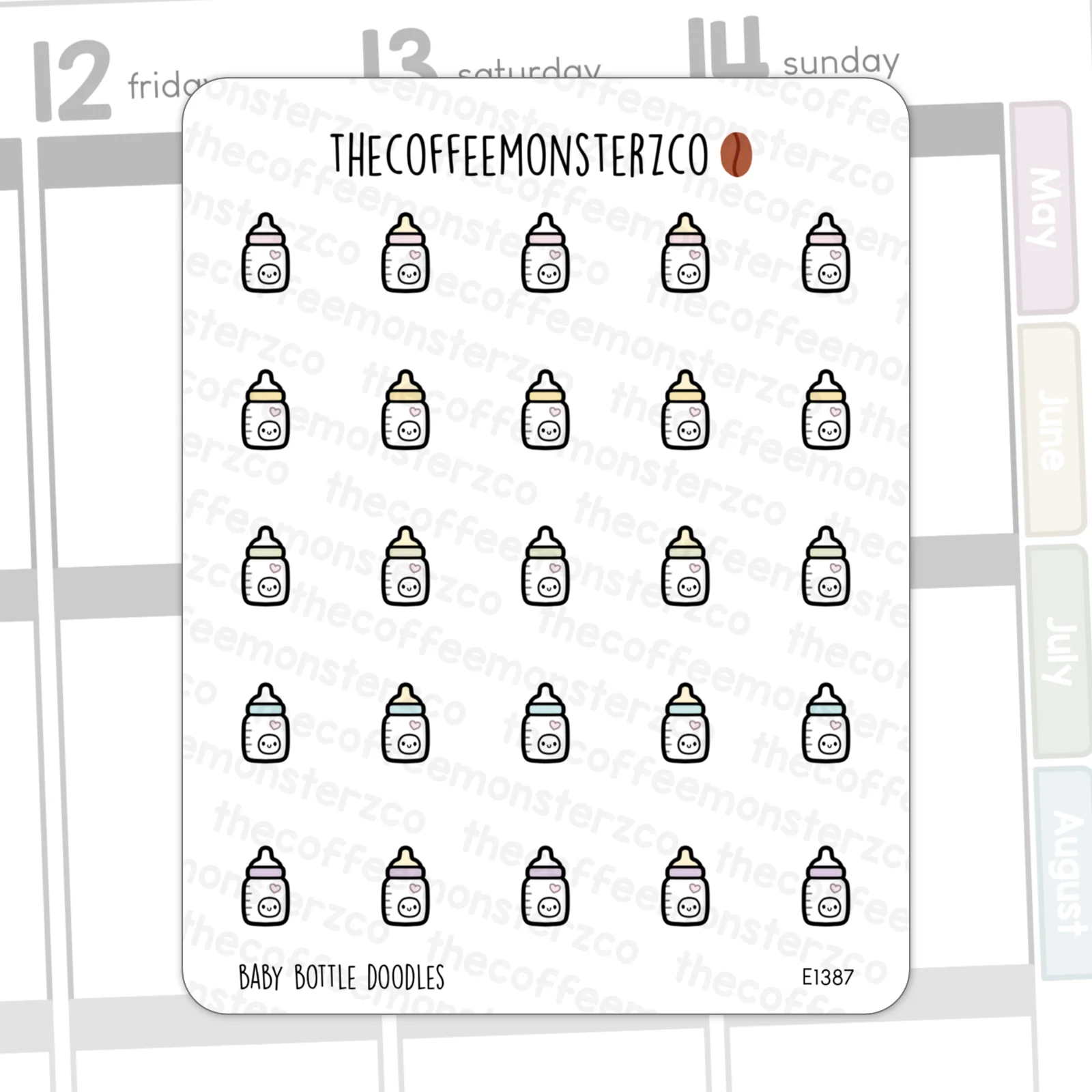 Baby Bottle Doodles - Image 2