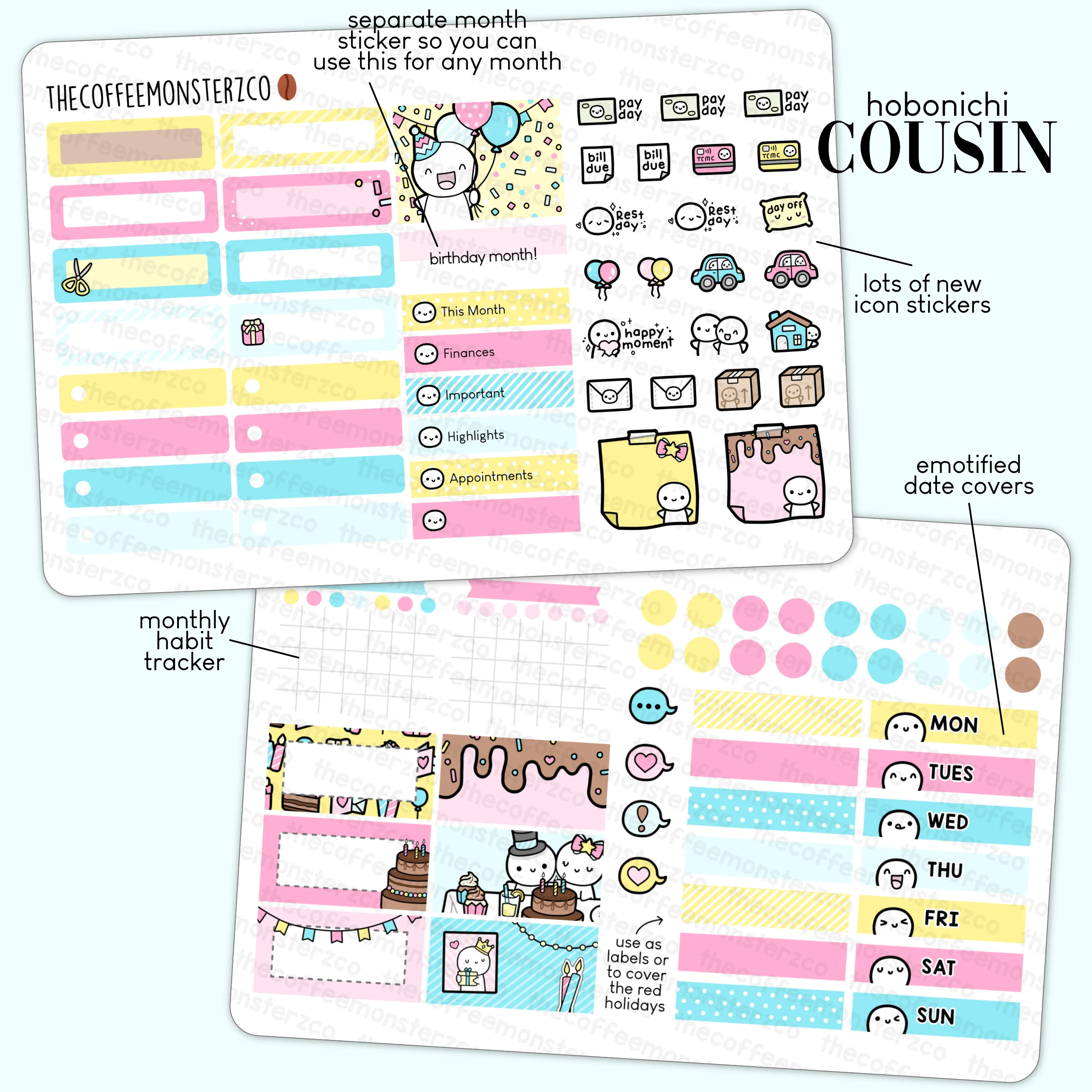 Birthday Monthly Kit (undated) - Image 3