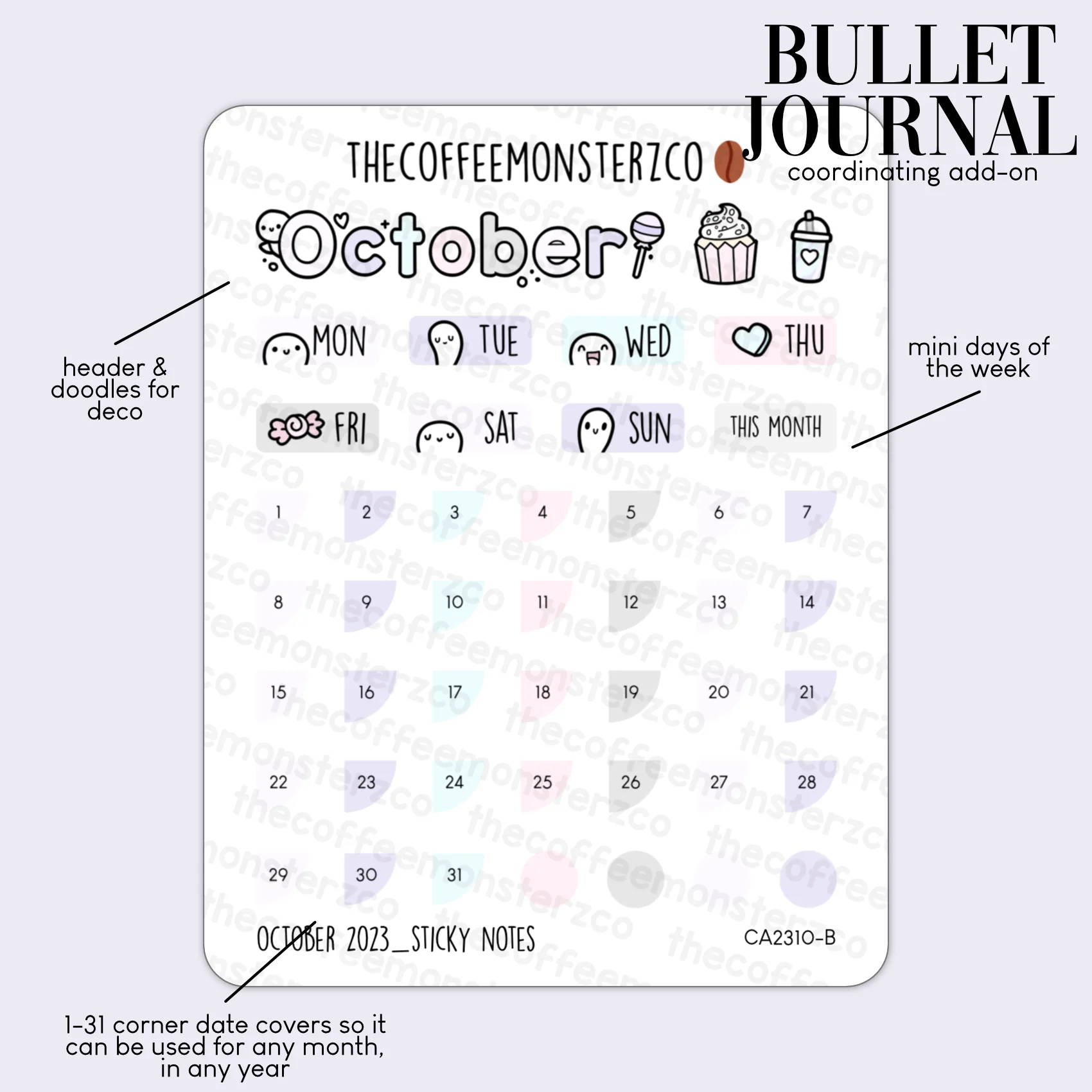 2023 Coordinating Add-ons - Bullet Journal - Part 2 - Image 5