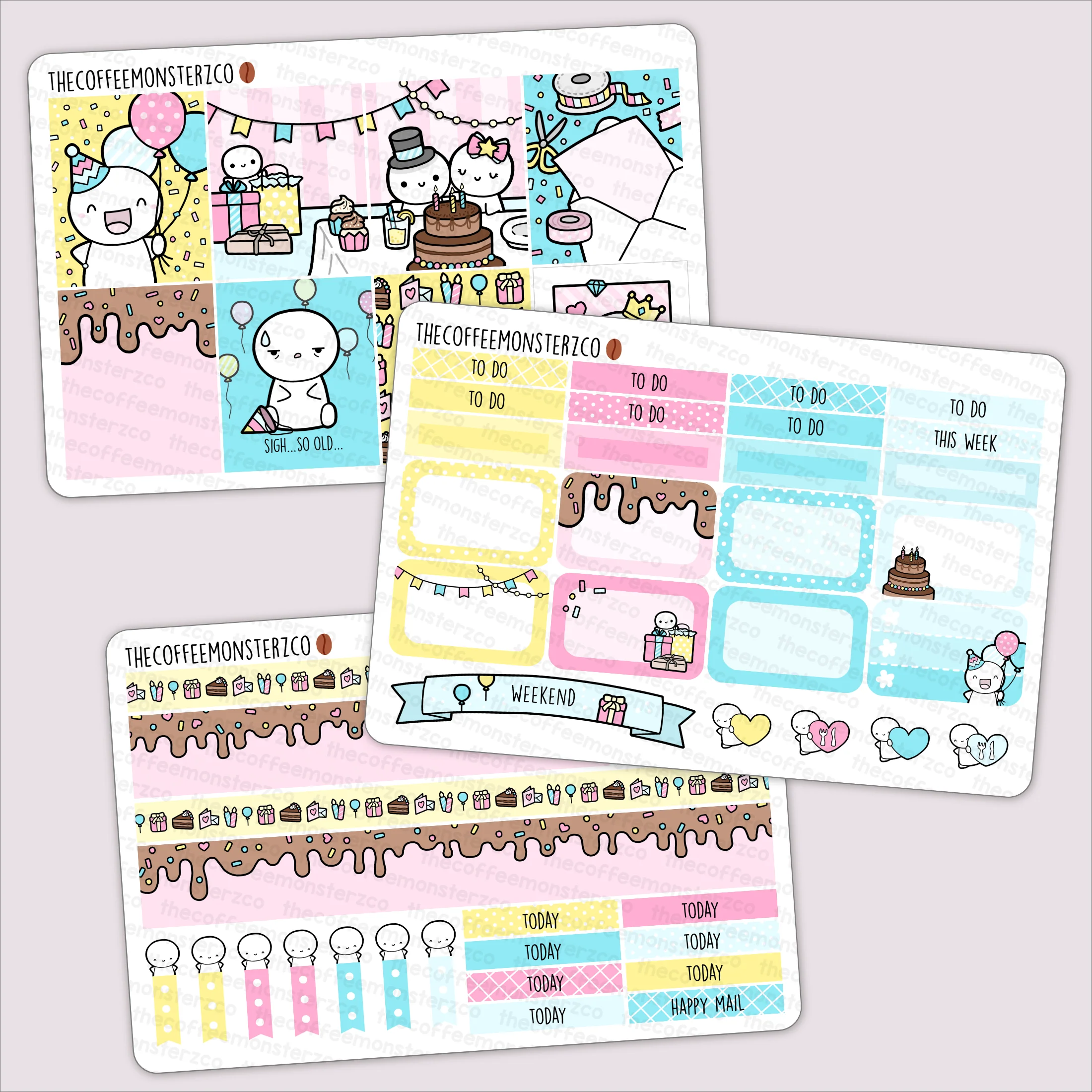 Birthday Bash Emoti Mini Kit - Image 3