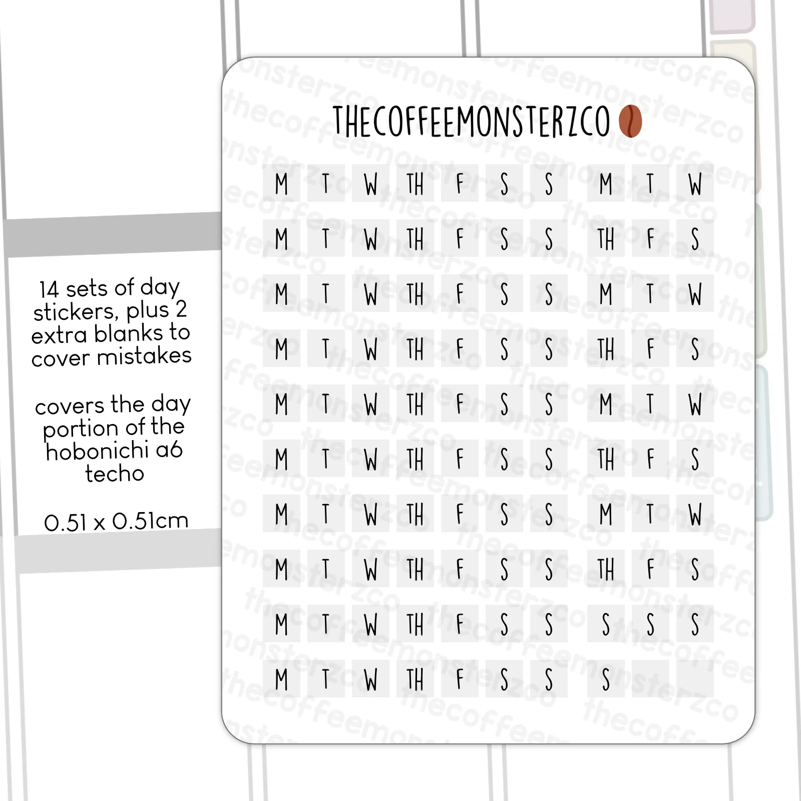 Hobonichi A6 Techo Date Covers - Image 3