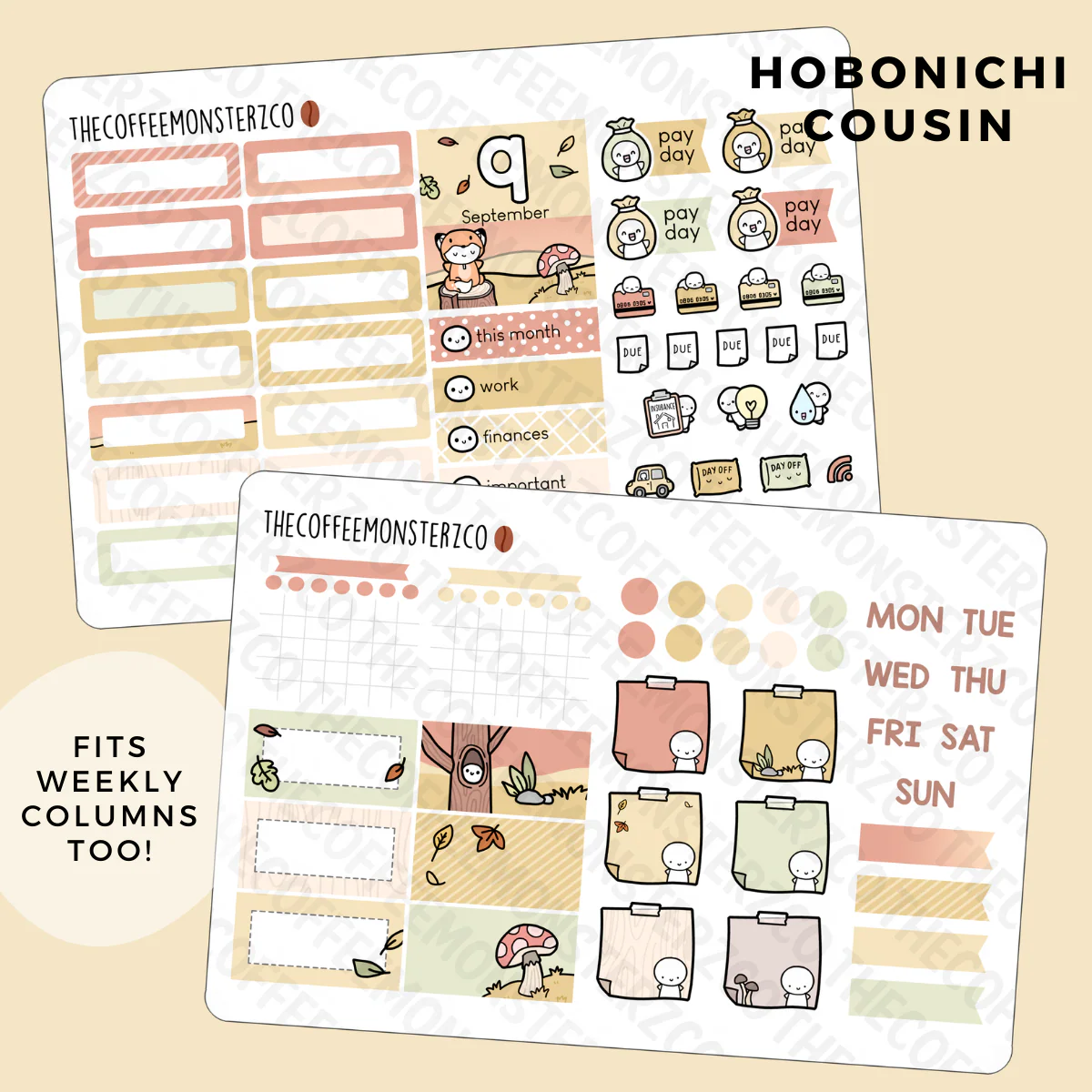 2022 Hobonichi Cousin Monthly Kits (second half) - Image 4