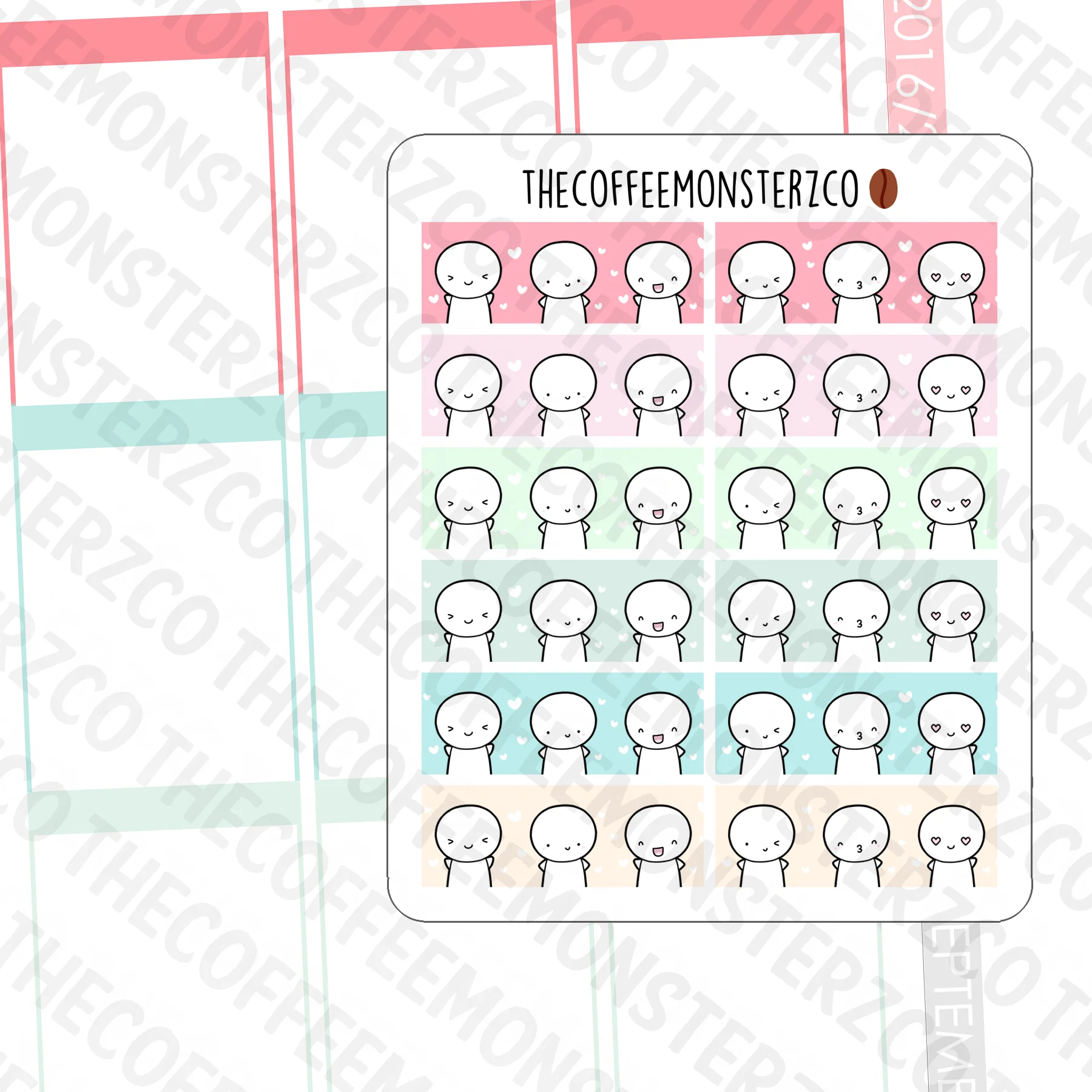 Holiday Cheer Emotis Functional Stickers - Image 4