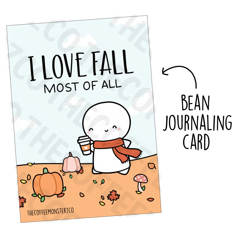 I Love Fall Most of All - Card Print - Image 2