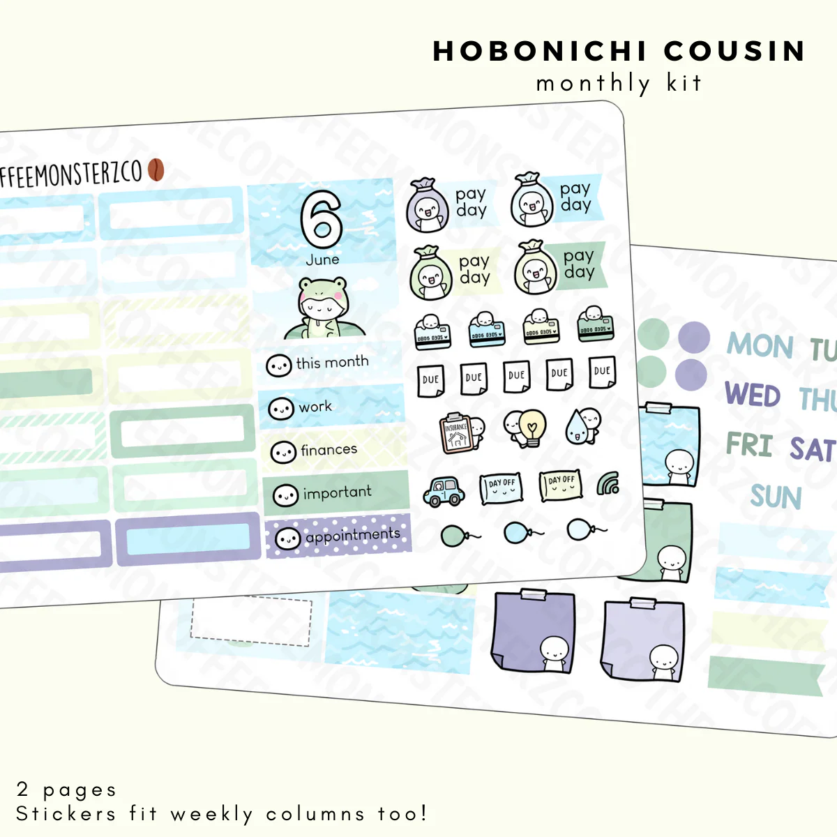 2022 Hobonichi Cousin Monthly Kits (first half) - Image 13