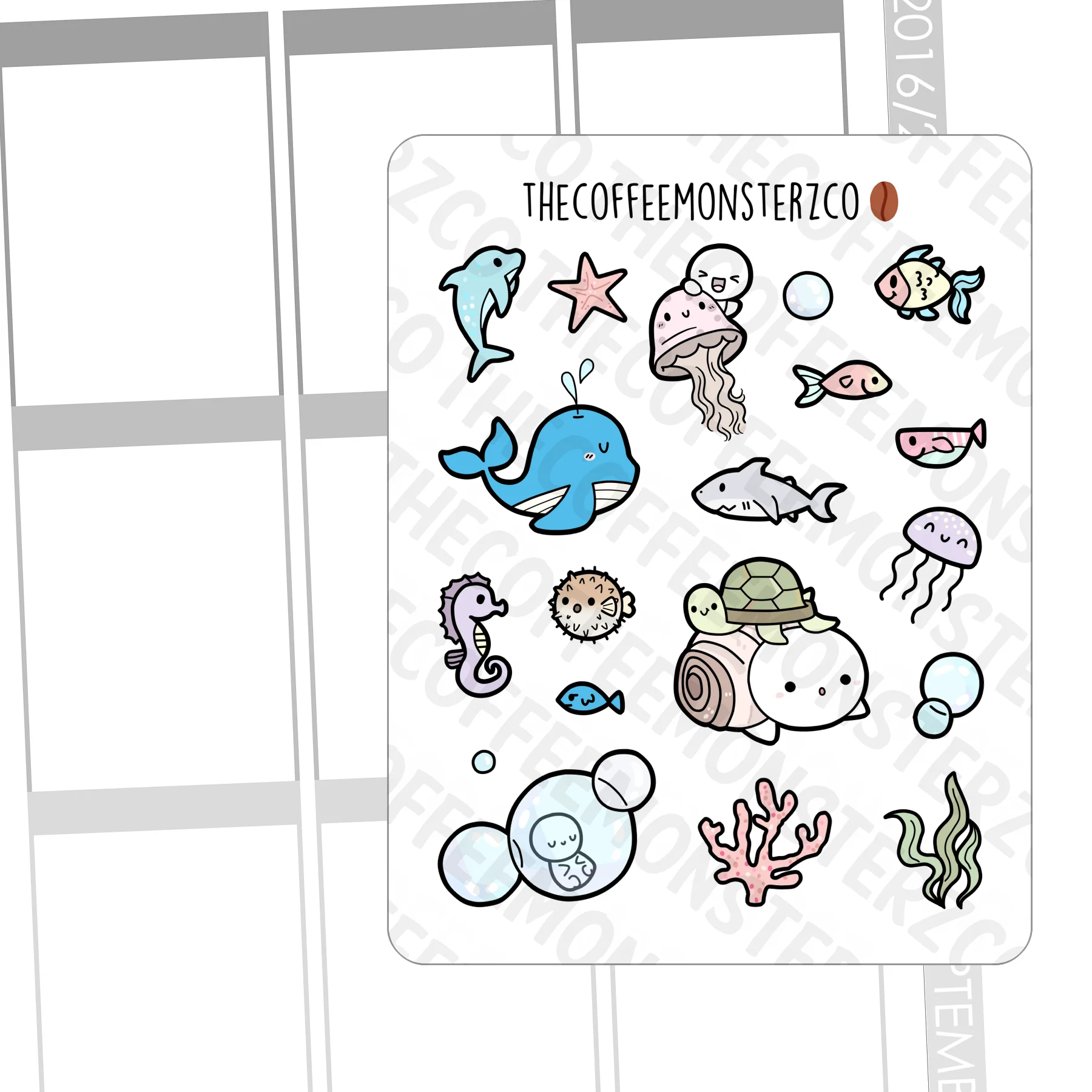 Large Ocean Doodles - Image 2