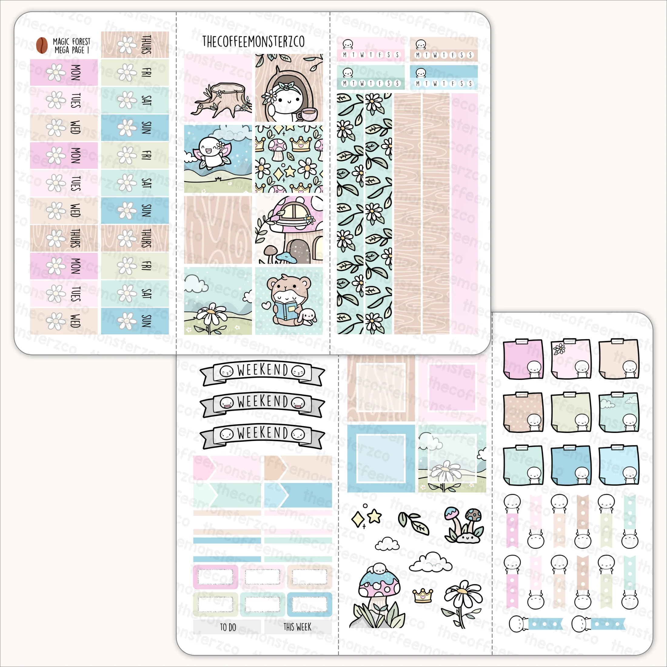 Magic Forest Hobonichi Weeks Kit - Image 4