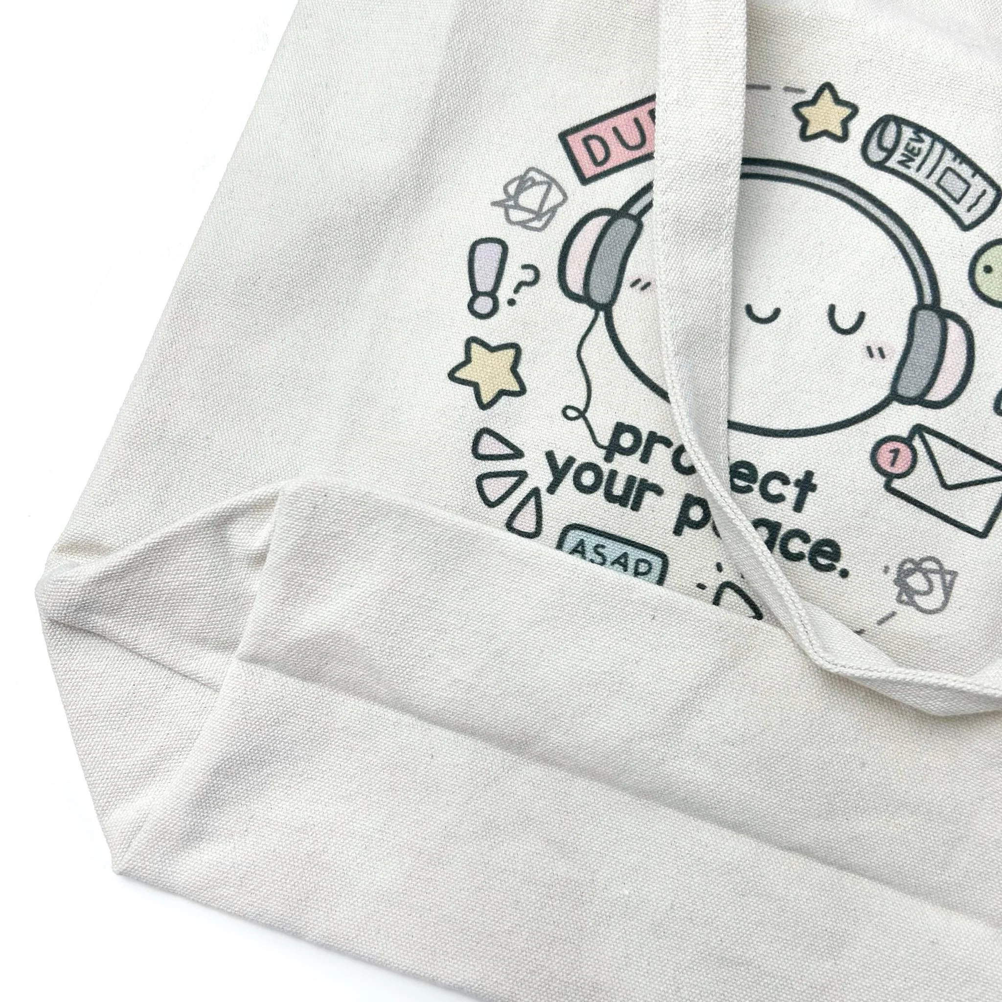 Misfit Protect Your Peace - "More Than A Tote" Tote Bag (1 per customer) - Image 4