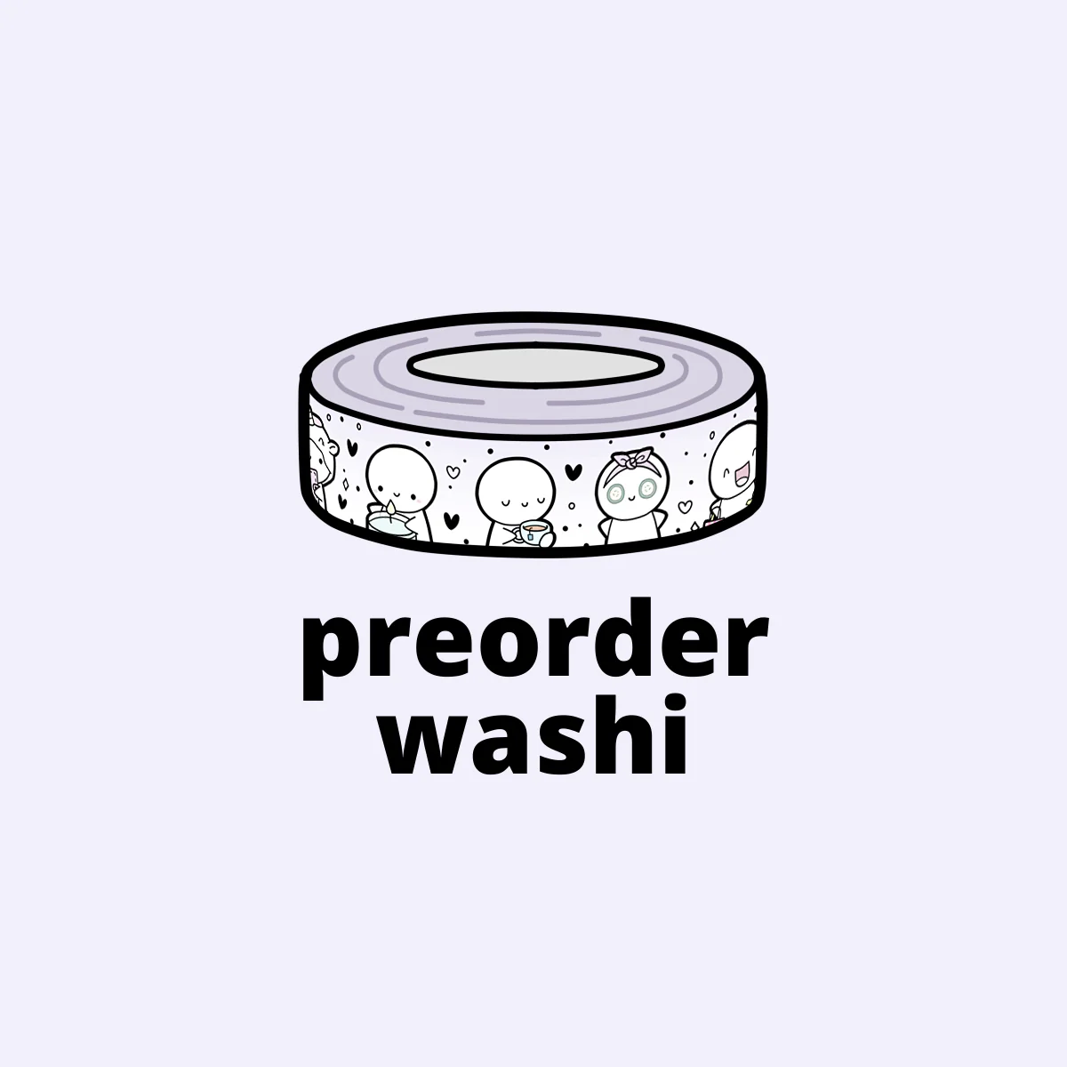 Self Care Emotis 2.0 Washi Tape - 15mm (1 per customer) - Image 3