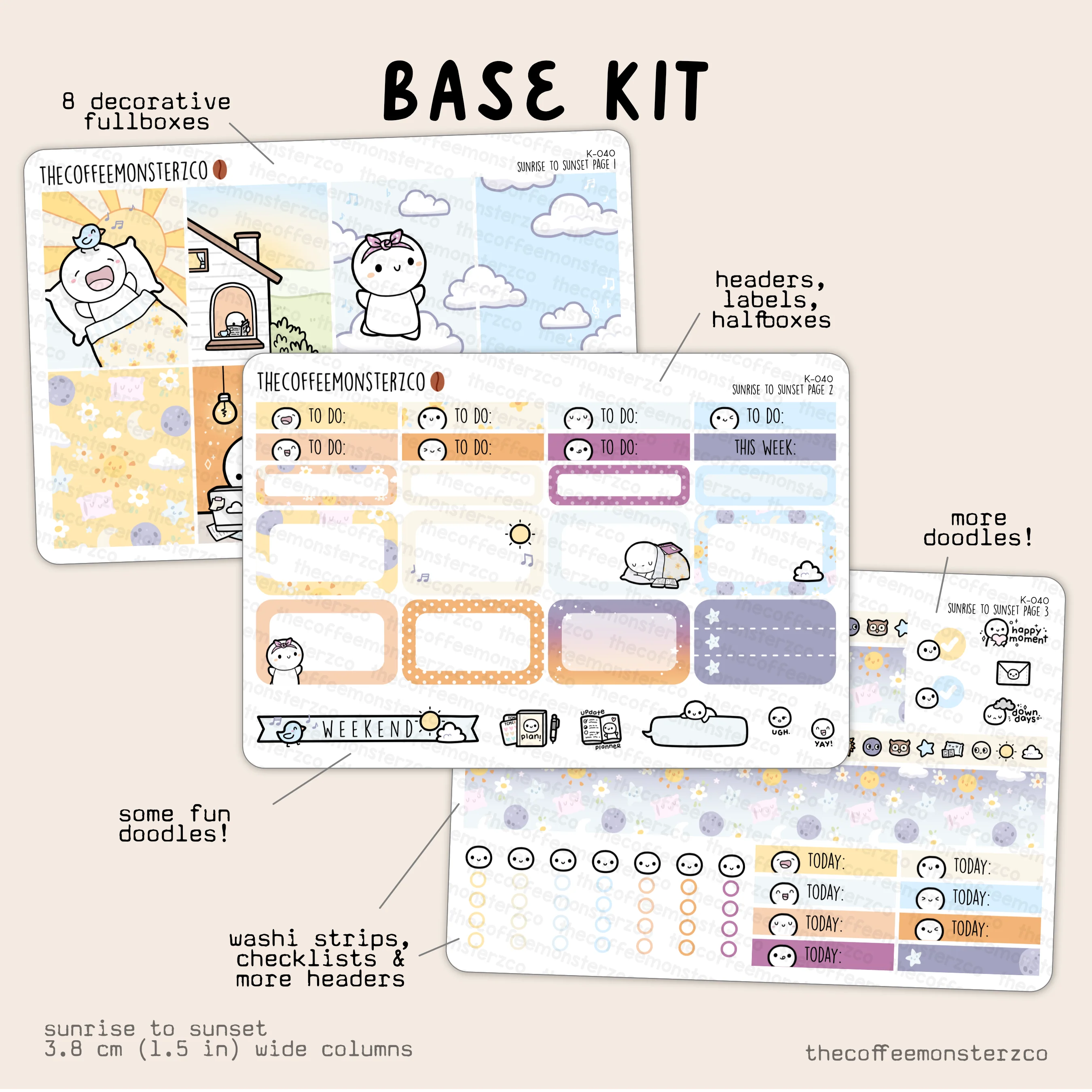 Sunrise To Sunset - Mini Kit - Image 3