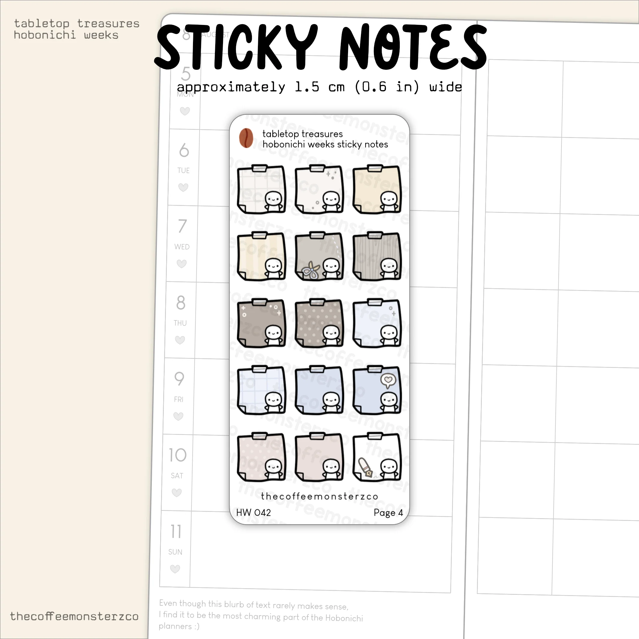 Tabletop Treasures - Hobonichi Weeks Kit - Image 3