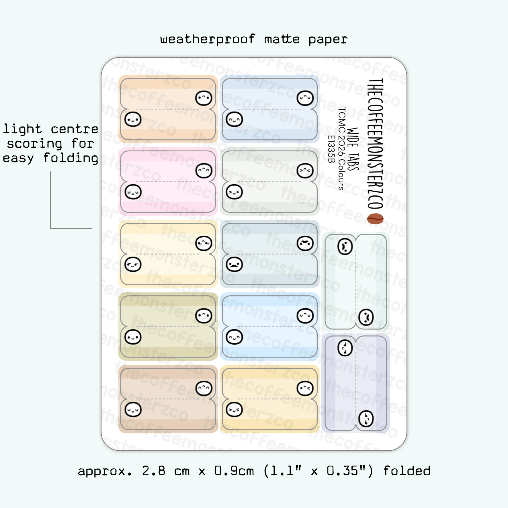 Wide Tabs - Emotis - Image 4